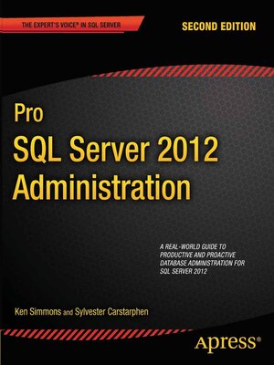 cover image of Pro SQL Server 2012 Administration